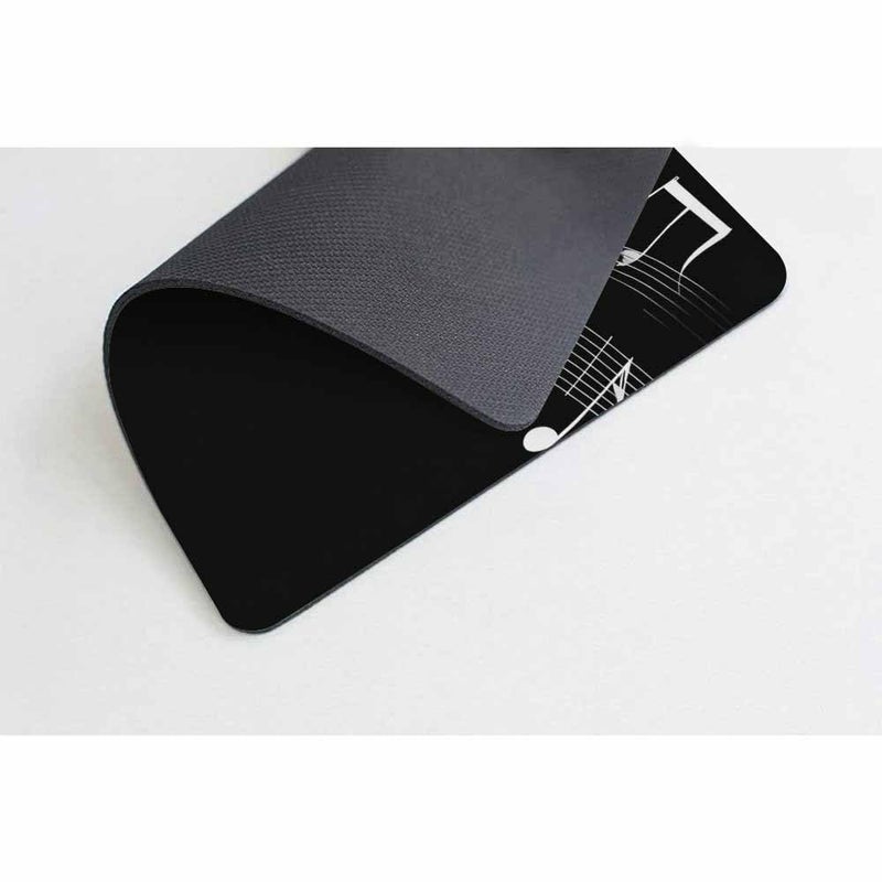 Smooffly Gaming Mouse Pad Custom,Treble Love and Music Notes Non-Slip Rubber Comfortable Customized Computer Mouse Pad - Image 4